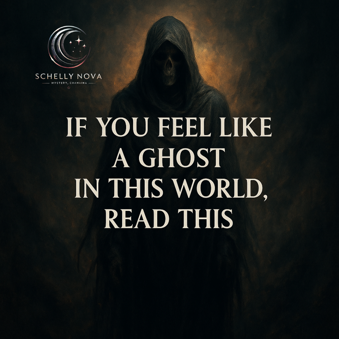 A digital painting in a dark, moody style depicting a lone figure cloaked in shadow walking through a quiet, snow-covered forest at twilight—symbolizing solitude, self-mastery, and the inner power found in going ghost.